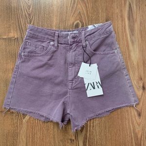Zara High Rise Shorts